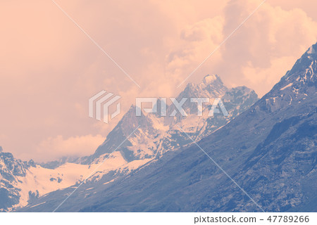 Zanskar range landscape with Himalaya snow Zanskar range landscape with Himalaya snow 47789266