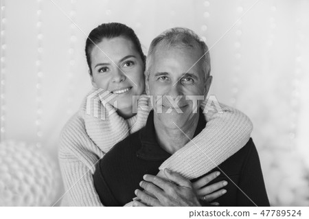 couple in love hugs on white. Valentine's day couple in love hugs on white. Valentine's day 47789524