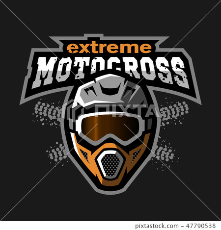 Extreme motocross logo. 47790538