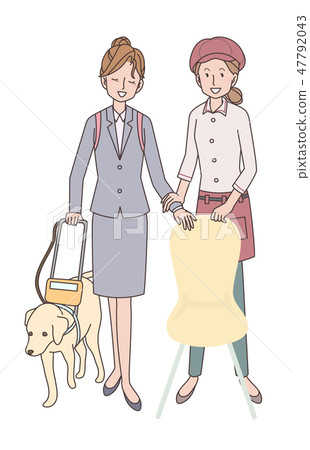 Japan Universal Manor Association supervised material blind person 47792043