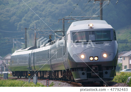 Temporary express "Nichinin" 787 series 4-car train 47792483