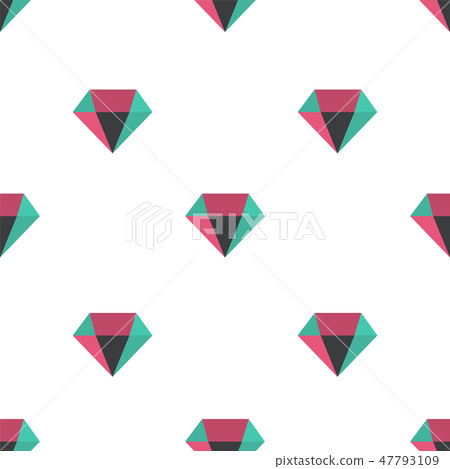 Diamond pattern, vector seamless background. Decorative illustration Diamond pattern, vector seamless background. Decorative illustration 47793109