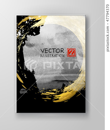 Vector Black White and Gold Design Templates Vector Black White and Gold Design Templates 47794370