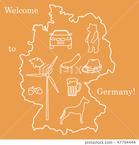 various symbols of Germany Travel and leisure. 47794444