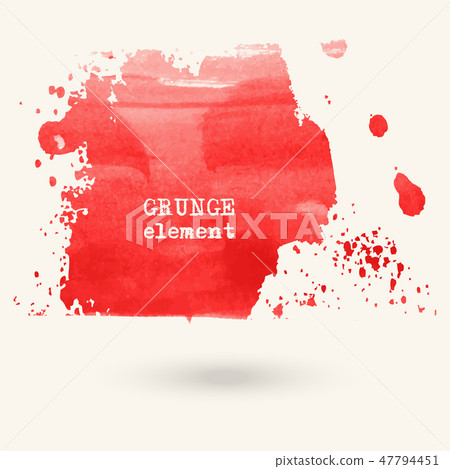 Abstract watercolor blob on white background. 47794451