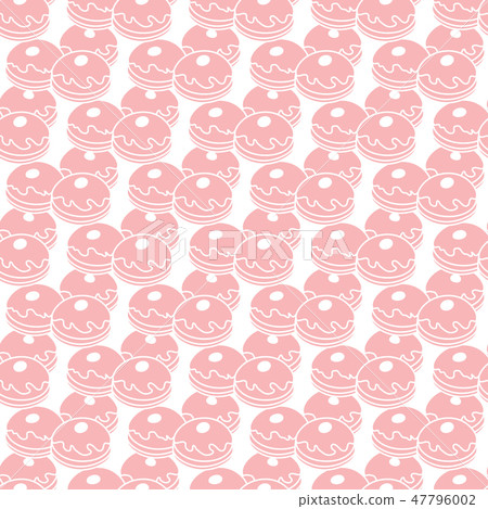 Pattern with donuts, popular food for Chanukah Pattern with donuts, popular food for Chanukah 47796002