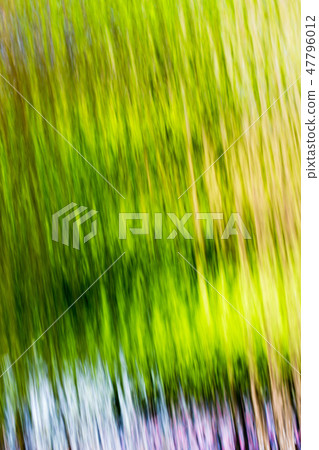 Wall of moving water in nature as background 47796012