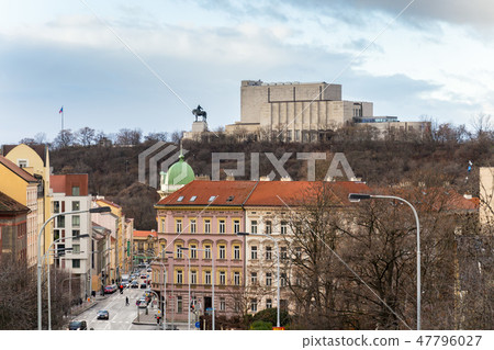Prague panorama with National memorial Vitkov 47796027