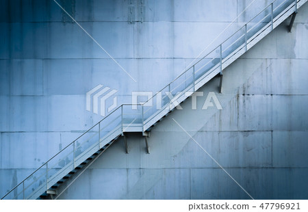 Old Metal Staircase 47796921