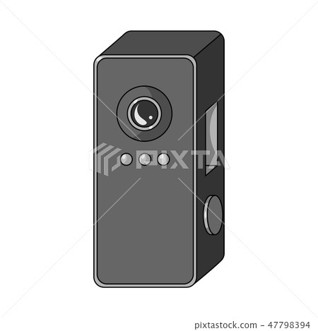 Vector design of cctv and camera symbol. Set of cctv and system stock vector illustration. 47798394