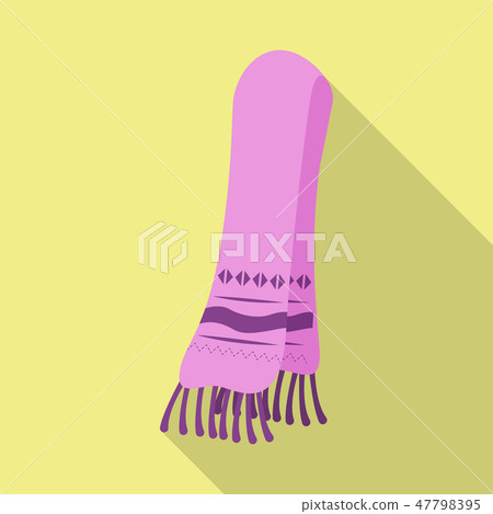 Isolated object of scarf and shawl sign. Collection of scarf and accessory stock vector illustration 47798395