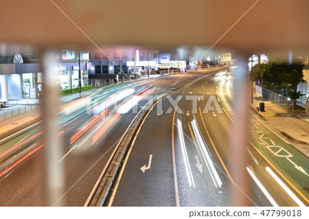 Night on Route 58 Line 8 47799018