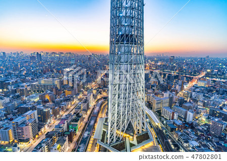 From the sky tree's night view Scenic East Tower [Tokyo] 47802801