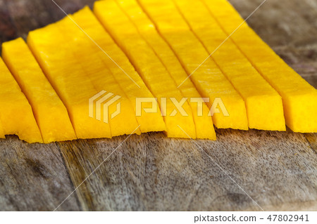 Sliced orange pumpkin Sliced orange pumpkin 47802941