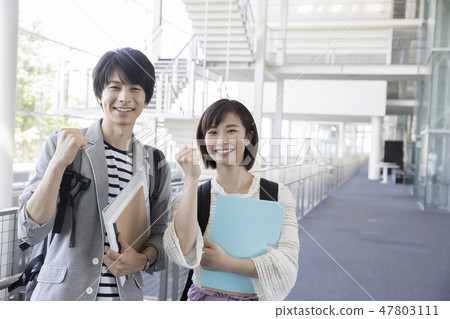 University campus life guts pose University campus life guts pose 47803111