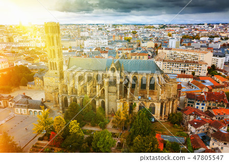 Cathedral in Limoges city, France 47805547