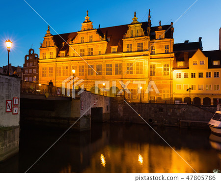 Night view of Green Gate, Gdansk Night view of Green Gate, Gdansk 47805786