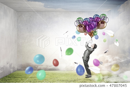 Comedian man play fife 47807045