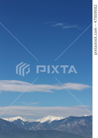 Southern Alps from the Kofu Basin 47809082