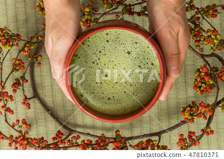 Old-fashioned tea ceremony Old-fashioned Japanese tea ceremony Old-fashioned tea ceremony Old-fashioned Japanese tea ceremony 47810371