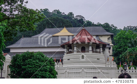 Sacred Tooth Relic Temple in Kandy, Sri Lanka. Sacred Tooth Relic Temple in Kandy, Sri Lanka. 47810878