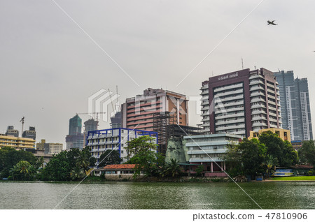 Lake scenery in Colombo, Sri Lanka 47810906