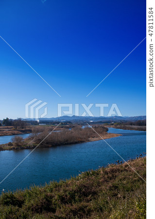 Arakawa Fukaya city upstream from Chihiro Chichibu mountainous area Arakawa Fukaya city upstream from Chihiro Chichibu mountainous area 47811584