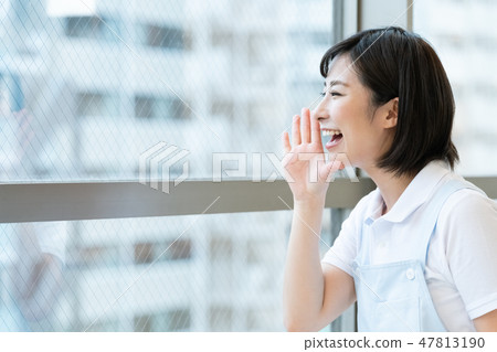 A woman in a nursing career A woman in a nursing career 47813190