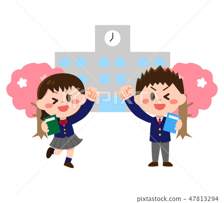 學生與學校和書(春季)的西裝外套 學生與學校和書(春季)的西裝外套 47813294