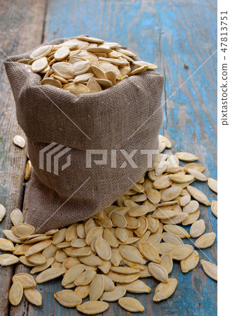 Pumpkin seeds. 47813751