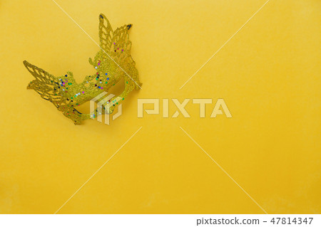 Table top view colorful carnival season. Table top view colorful carnival season. 47814347