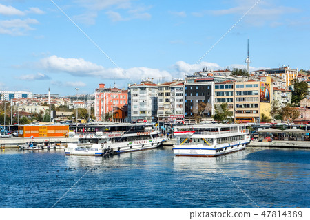 View the streets of Kadukoy from Bosphorus Strait View the streets of Kadukoy from Bosphorus Strait 47814389