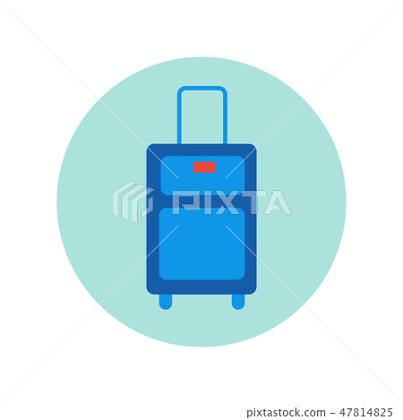 Suitcase Icon Isolated Travel Baggage Case 47814825