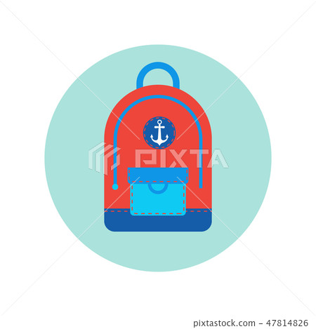 Backpack Icon Isolated Travel Baggage Rucksack 47814826