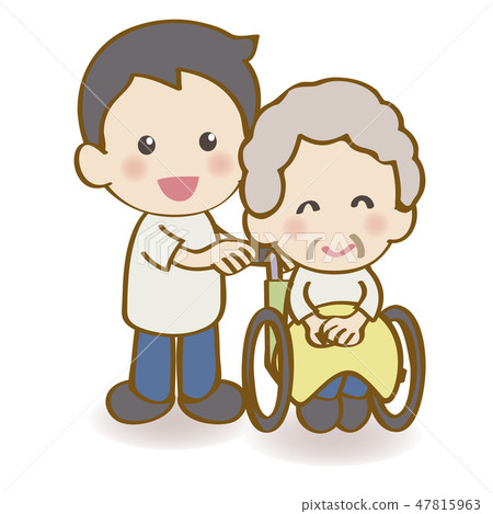 A caregiver - Stock Illustration [47815963] - PIXTA