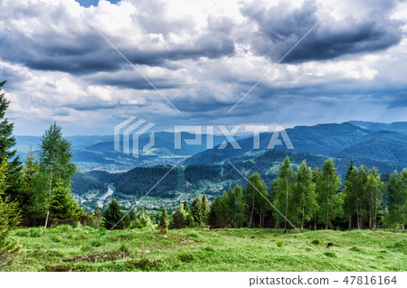 HDR views during uphill Makovytsya Ukraine HDR views during uphill Makovytsya Ukraine 47816164