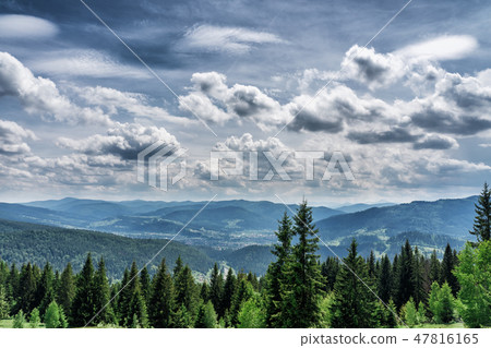 HDR views during uphill Makovytsya Ukraine HDR views during uphill Makovytsya Ukraine 47816165