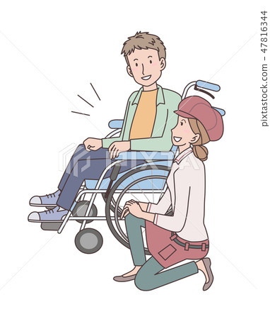 Japan Universal Manner Association supervised material material handicapped person 47816344