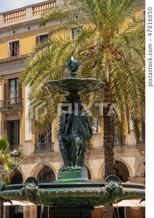 Fountain of the Three Graces - Barcelona Spain 47816850