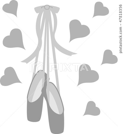 To shoes ballet monochrome heart To shoes ballet monochrome heart 47818356
