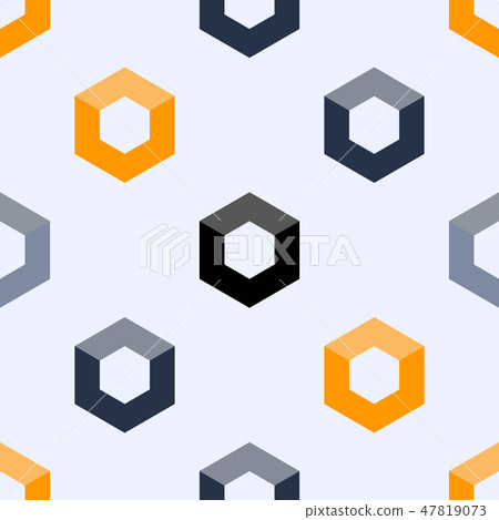 Seamless pattern with abstract industrial nuts for use with bolts, wallpaper. Seamless pattern with abstract industrial nuts for use with bolts, wallpaper. 47819073