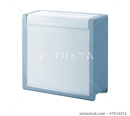 Traveling refrigerator isolated on a white 47819252