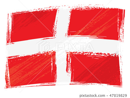 Grunge painted Savoy region of France flag Grunge painted Savoy region of France flag 47819829