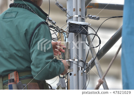 Joint construction of optical fiber cable 47821029