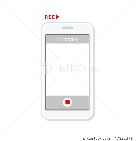 智能手機電影錄製正在進行 47821371