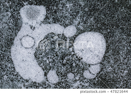 Bubbles in ice 47821644