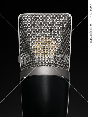 Classic studio microphone close-up 47823062