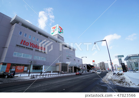 Scenery of National Highway No. 36 town (Fukuzumi 2 Fjisaichi Ward, Sapporo Ward 1 - chome Subway Toho Line Line Fukuso Station Area) Scenery of National Highway No. 36 town (Fukuzumi 2 Fjisaichi Ward, Sapporo Ward 1 - chome Subway Toho Line Line Fukuso Station Area) 47823566