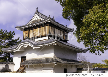 Okayama Okayama Castle Honmaru Tsukimi tower Country Designated Important Cultural Property 47823759