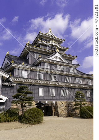 Okayama Okayama castle Honmaru castle tower Okayama Okayama castle Honmaru castle tower 47823881